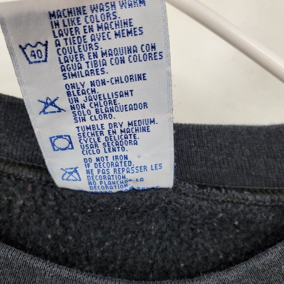 Vintage Betty Boop AAA USA Fabric 1992 Fleischer Studios Motorcycle Crewneck L - Picture 3 of 9